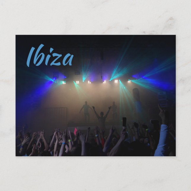 Ibiza Superclub DJs, Dancers, Party Time Vykort (Framsida)