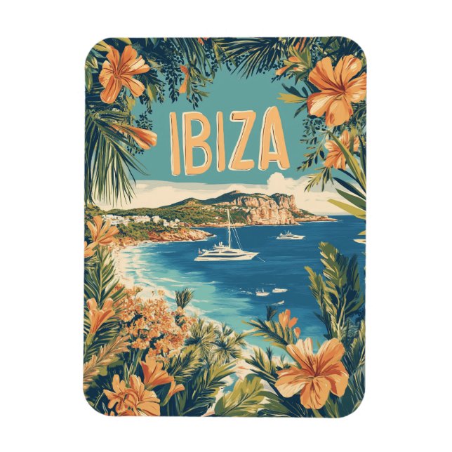 Ibiza Vintage Magnet (Vertikal)