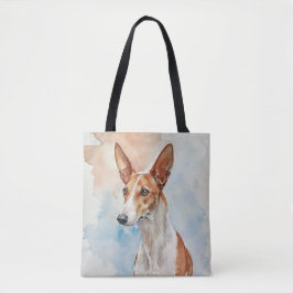 Ibizan Hound Akryl Fotoplatta Tygkasse