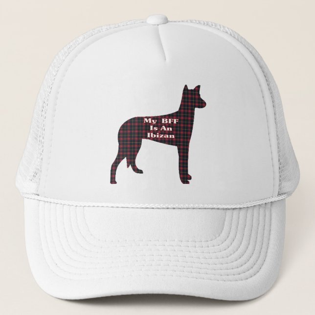 Ibizan Hound BFF Hat Truckerkeps (Framsida)