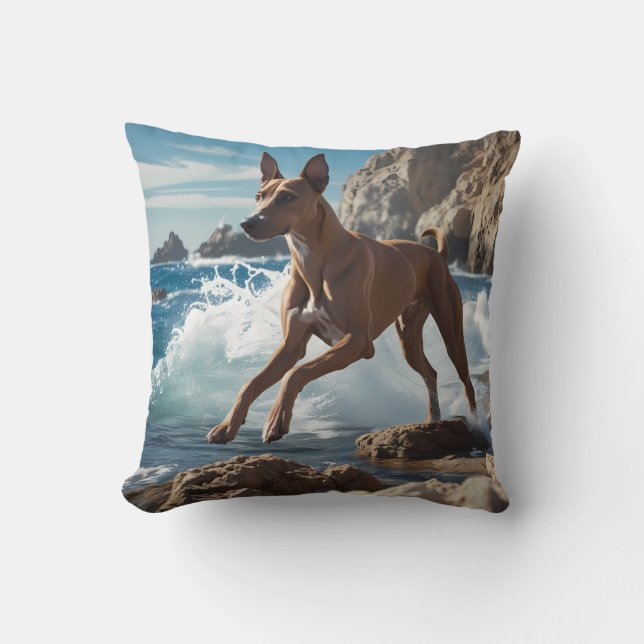 Ibizan Hound Elegant Dekorativ kudde (Framsida)