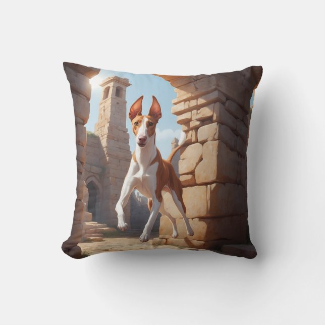 Ibizan Hound Elegant Dekorativ kudde (Framsida)