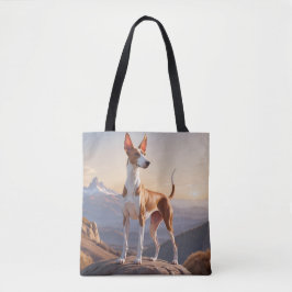 Ibizan Hound Elegant Tote Bag Tygkasse