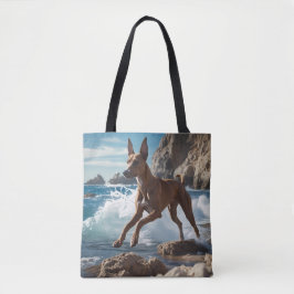 Ibizan Hound Elegant Tote Bag Tygkasse