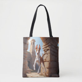 Ibizan Hound Elegant Tote Bag Tygkasse