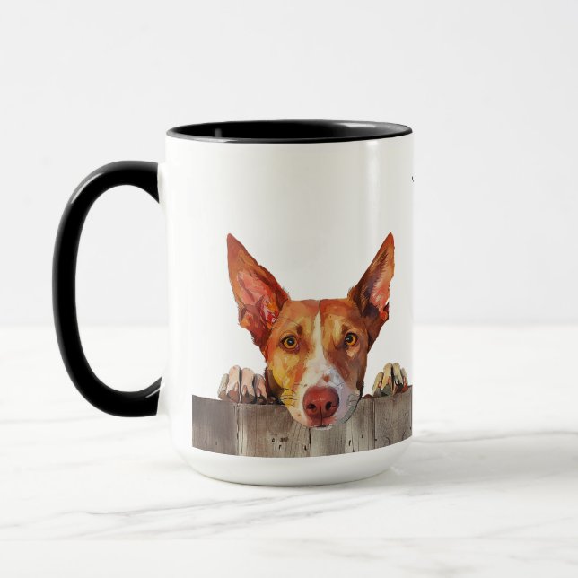 Ibizan Hound Hund Mugg (Vänster)
