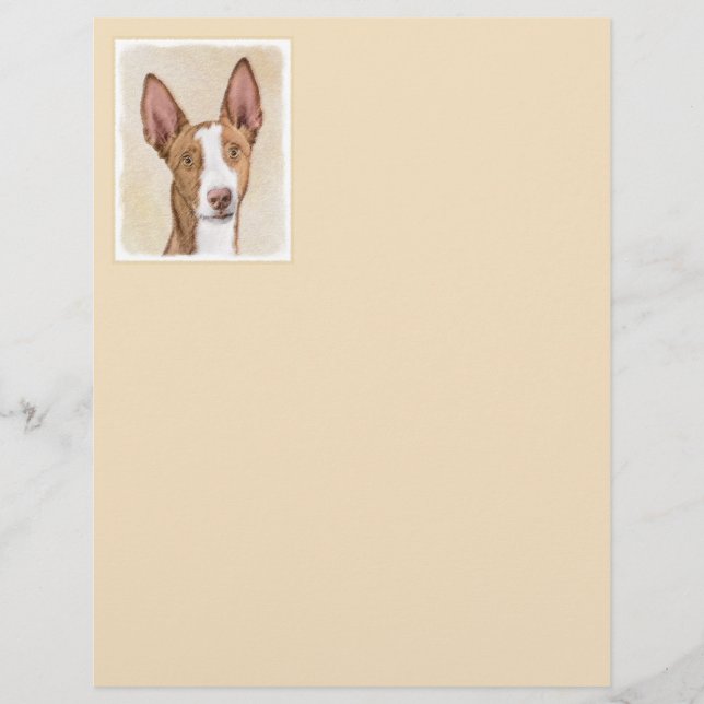 Ibizan Hound Painting - Cute Original Hund Art (Framsida)