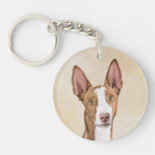Ibizan Hound Painting - Cute Original Hund Art