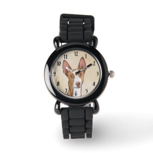 Ibizan Hound Painting - Cute Original Hund Art Armbandsur