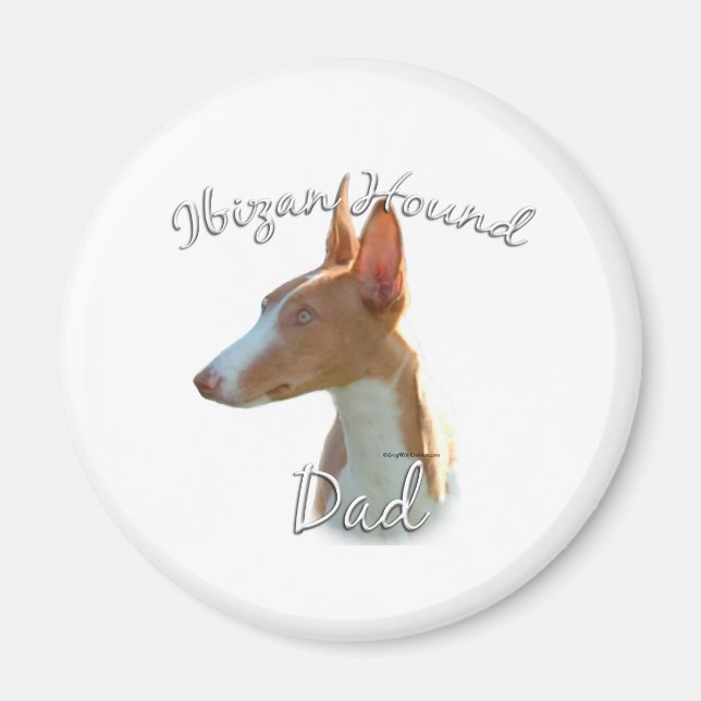 Ibizan Hound Pappa 2 Magnet (Framsidan)