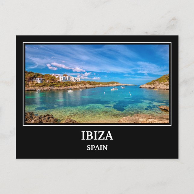 Ibizas Spanien vykort (Framsida)