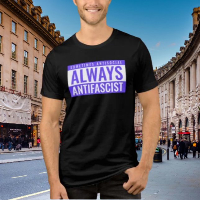 Ibland Antisocial Alltid Antifascist Tröja (Skapare uppladdad)