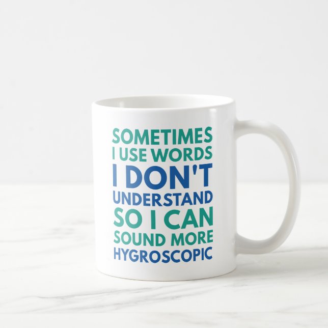 Ibland Användor jag Ord Kaffemugg (Höger)
