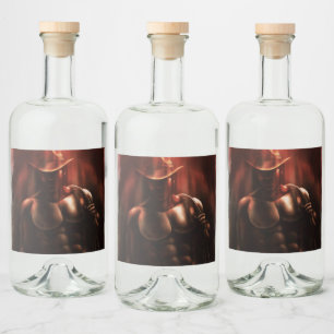Ibland är det helvetet. spritflaskor etikett