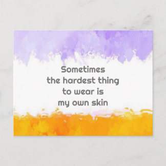 Ibland är det min egen skidåkning som är svårast f vykort