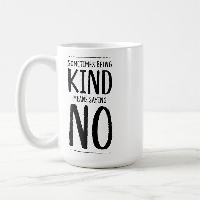 Ibland är det vänliga Elak som säger nej Kaffemugg (Vänster)
