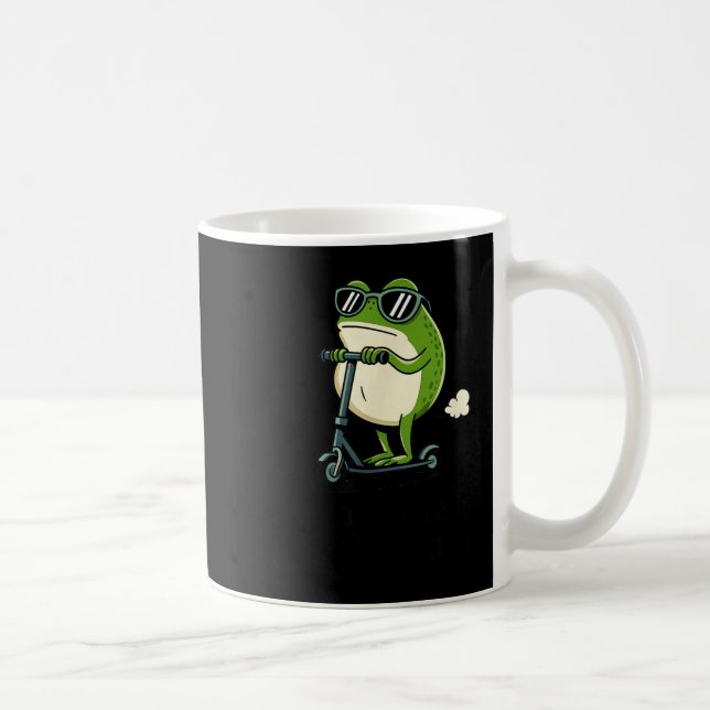 Ibland är jag bara en pruttande groda rolig pinsam kaffemugg (Höger)