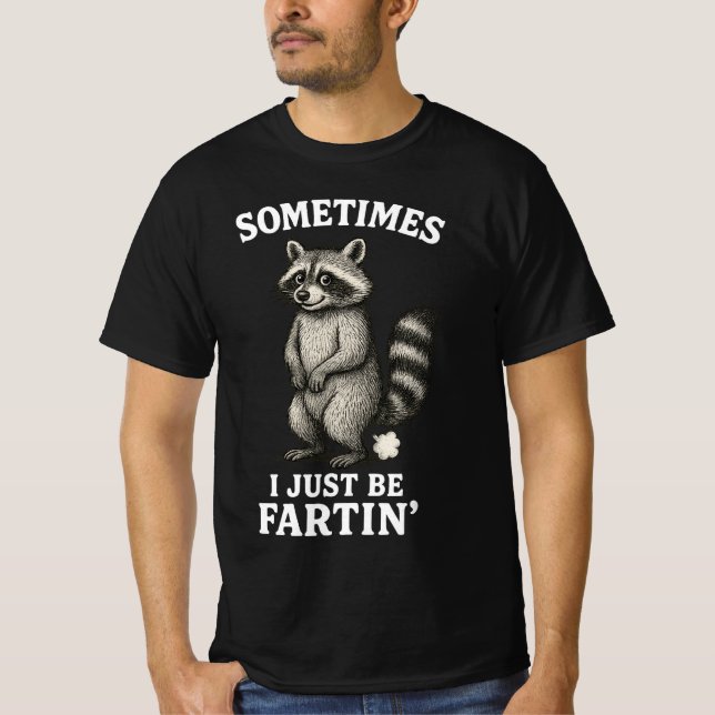 Ibland är jag bara en rånkatt som prutar  t shirt (Framsida)