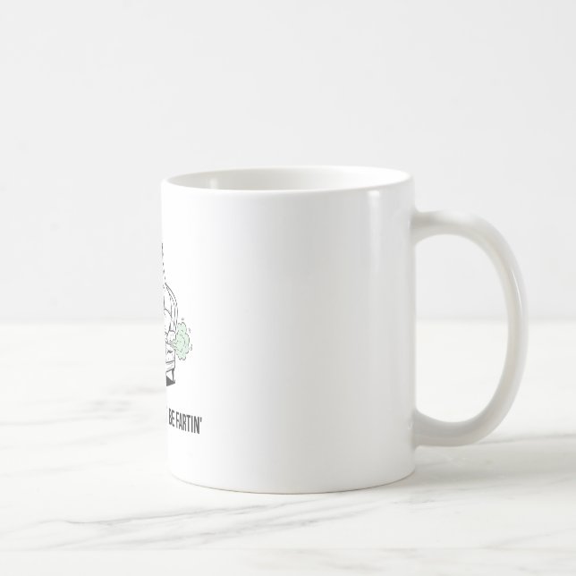 Ibland är jag bara pruttande tee Rollig prutt desi Kaffemugg (Höger)