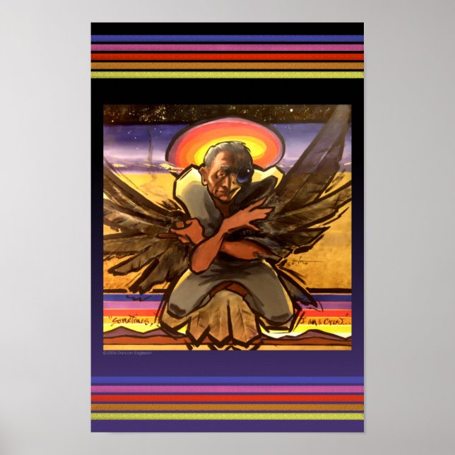 Ibland är jag en Kråka Poster (Framsidan)