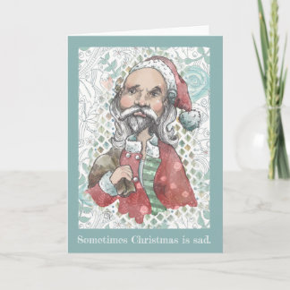 Ibland är julen Ledsen Helgkort