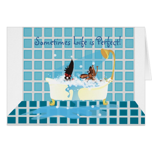 Ibland är liv perfekt! OBS kort (Framsidan Horizontal)