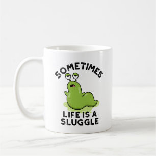 Ibland är livet en slumrande slinga. kaffemugg