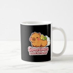 Ibland bara pratar jag skit capybara meme humor kaffemugg