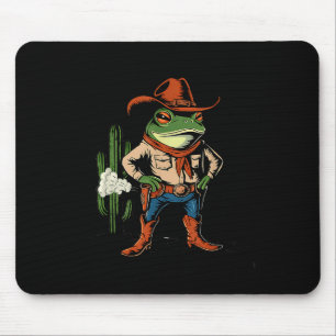 Ibland bara prutar jag roligt cowboy groda musmatta