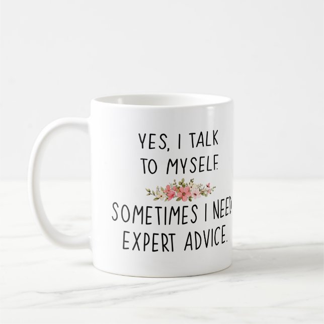 Ibland behöver jag expertrådgivning kaffemugg (Vänster)