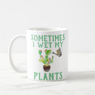 Ibland blöter jag min växtmugg kaffemugg