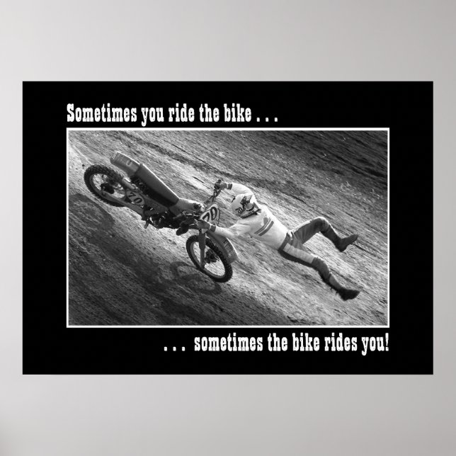 Ibland cyklar man. . . poster (Framsidan)