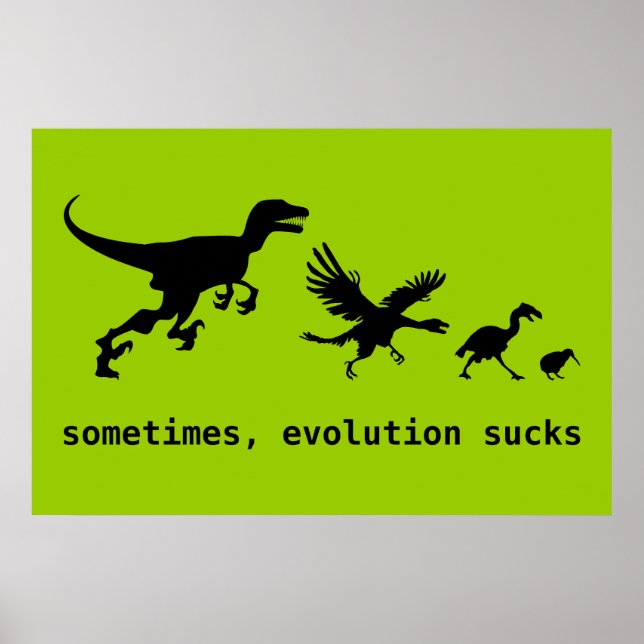 Ibland, evolution Sucks Poster (Framsidan)