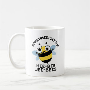 Ibland får jag heebee Jeebees Bee Puns Kaffemugg
