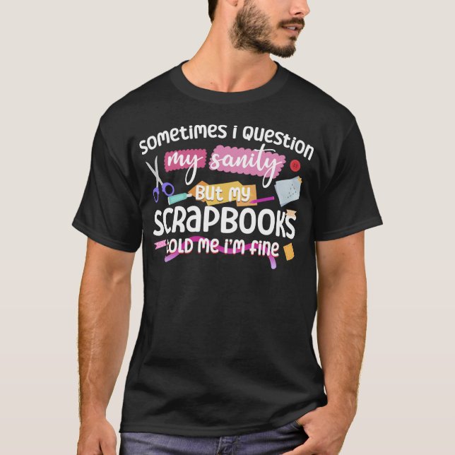 Ibland frågar jag mig min skrapbod t shirt (Framsida)