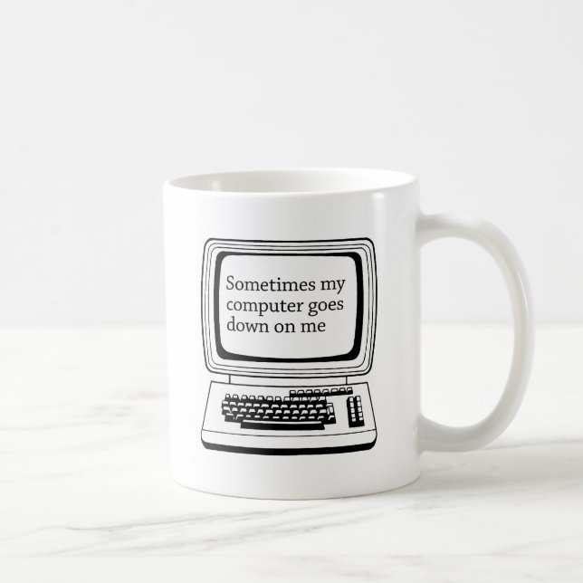 Ibland går min dator ner på mig kaffemugg (Höger)