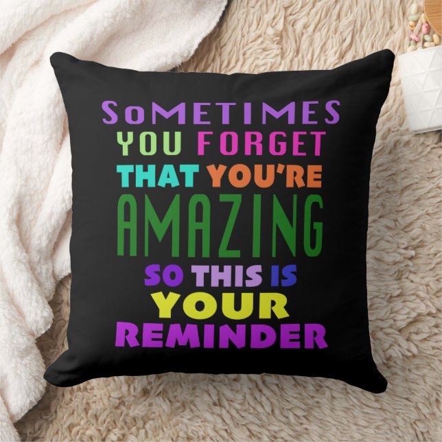 Ibland glömmer du att din Fantastisk Kudde (Filt)