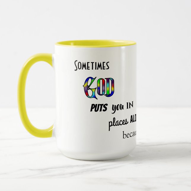 Ibland Gud - 15 oz. Combo Mugg (Vänster)