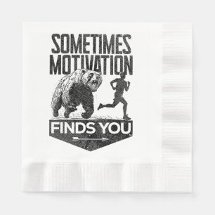 Ibland hittar Motivation dig på ett lustigt sätt a Pappersservett