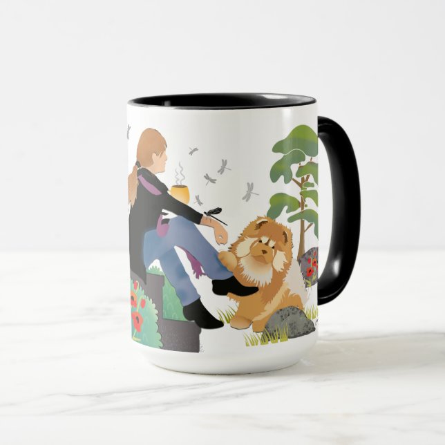 IBLAND I SITS OCH TÄNKS Chow - välj stil M Mugg (Framsida höger)