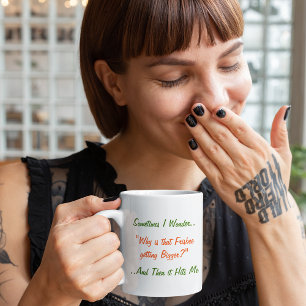 Ibland jag Lag Humor LOL Tea-kaffe Mugg