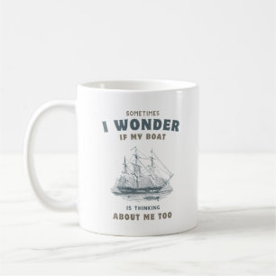 Ibland jag om min båt tänker på mig kaffemugg
