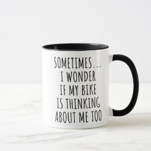 Ibland jag om min bike tänker på mig mugg