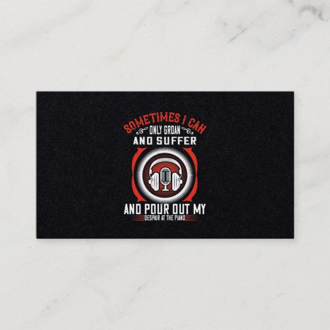 Ibland kan jag bara växa och lida visitkort (Framsida)