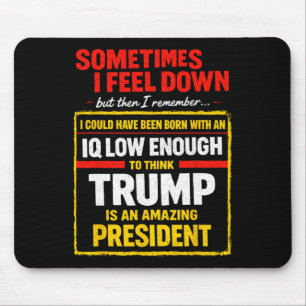 Ibland Känner Jag Mig Nedslagen Trump Roligt Liber Musmatta