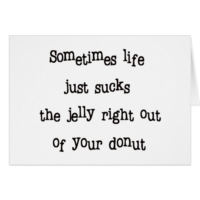 Ibland liv ... hälsningskort (Framsidan Horizontal)