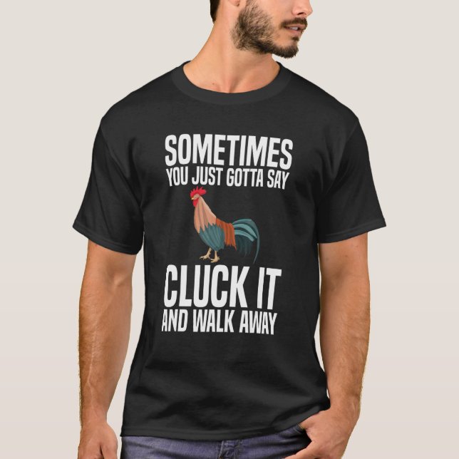 Ibland Måste Man Ge Sig - Kyckling Far T Shirt (Framsida)