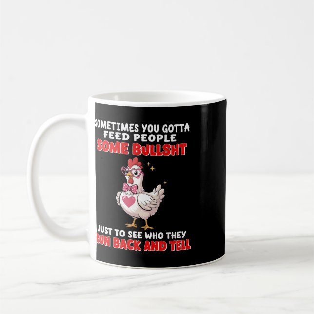 Ibland Måste Man Mata Folk Med Lite Strunt Bare Fö Kaffemugg (Vänster)