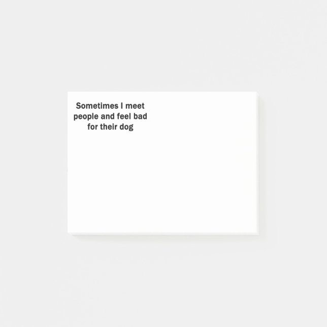 Ibland möter jag folk post-it block (Framsida)