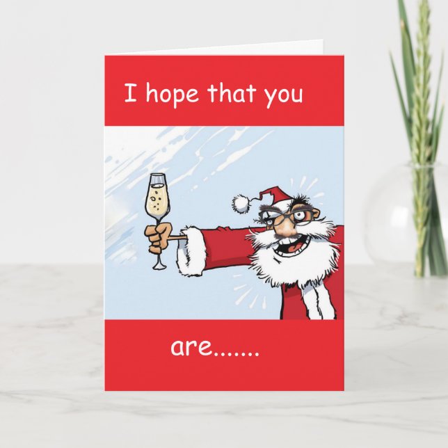 IBLAND NICE MEN MEST NAUGHTY!!!!! HELGKORT (Framsida)